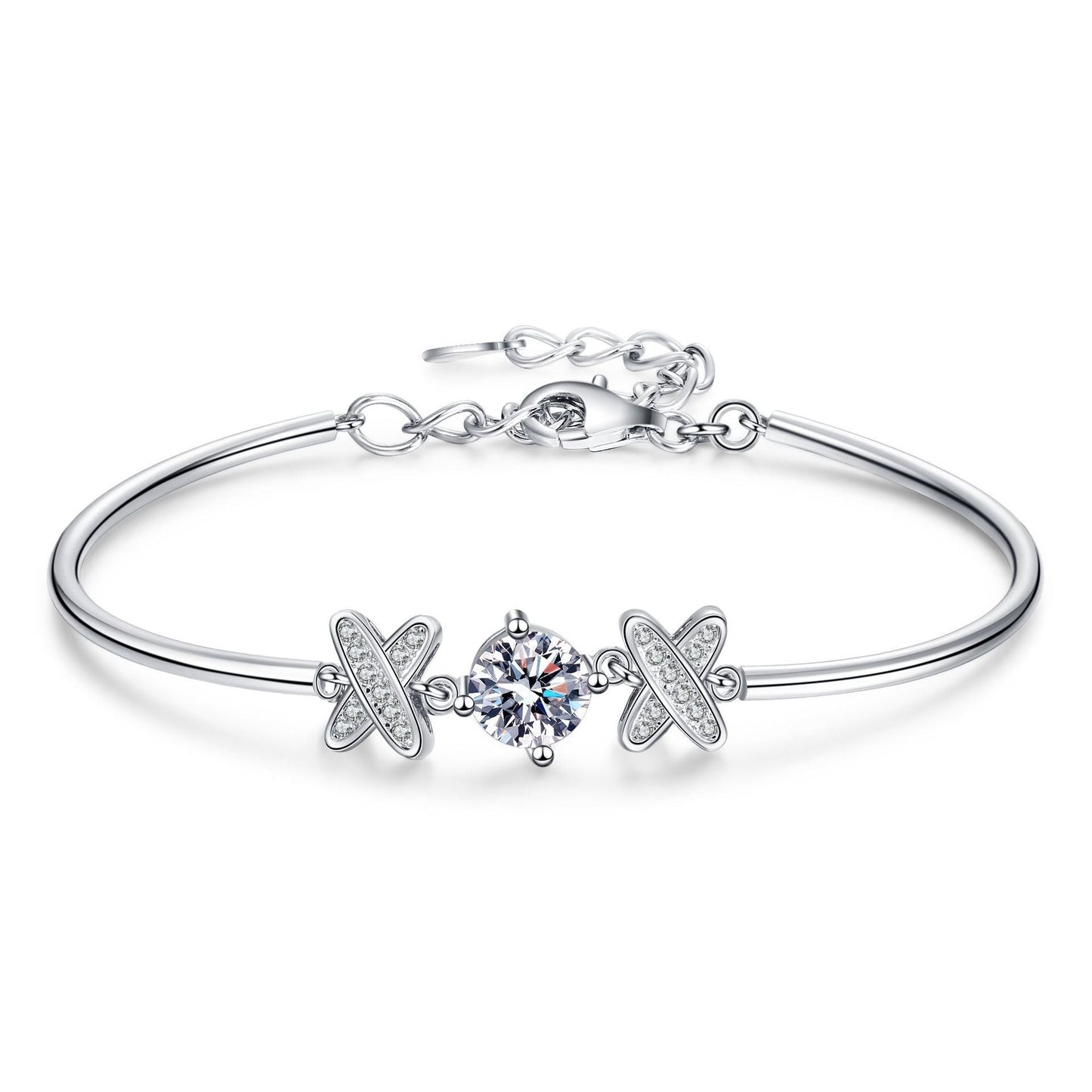 925 Silver Bracelet Classic Style Bow Bracelet Aura Rene