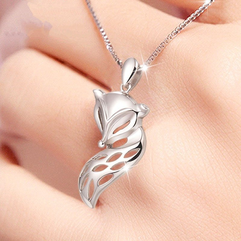 S925 Fashionable Fox Necklace