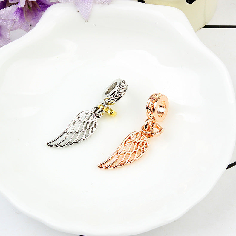 S925 Angel Wing Dangle Charm
