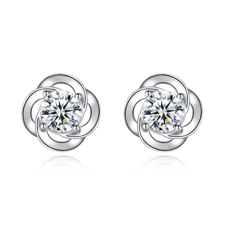 S925 Clover Stud Earrings Aura Rene
