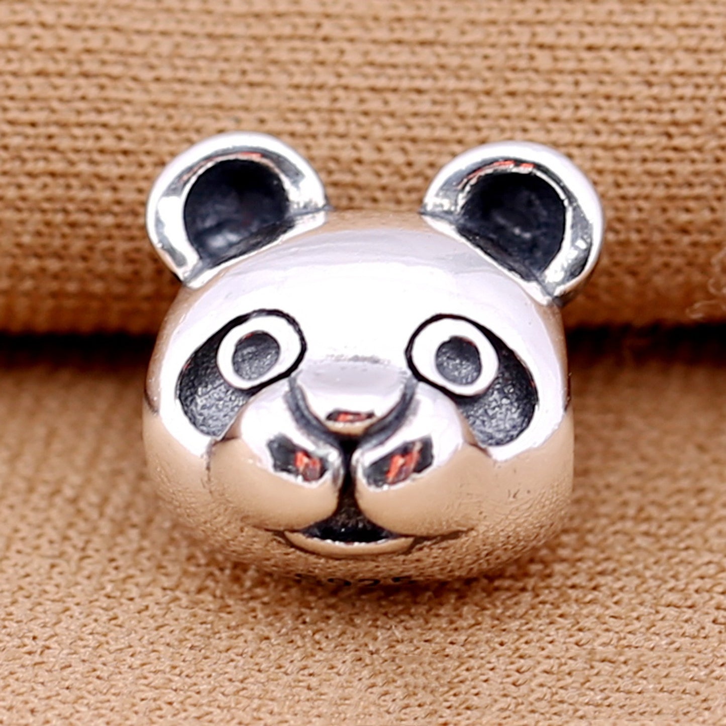 Harmony Panda Charm Bead — Sterling Silver Bracelet Spacer