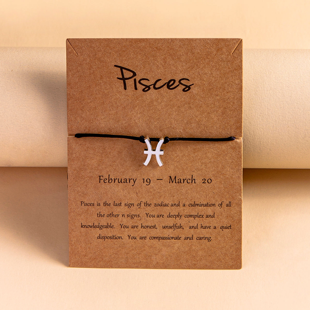 Zodiac Sign Adjustable Rope Bracelet Aura Rene