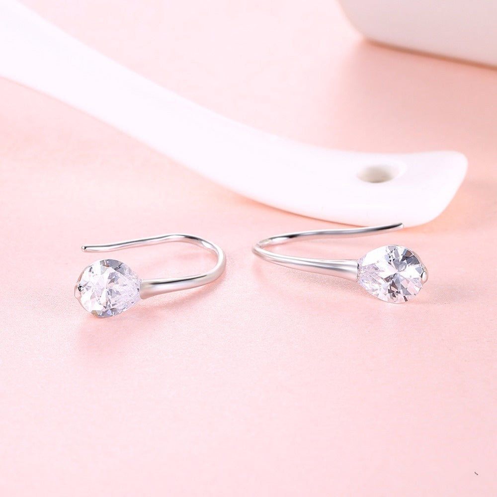 Sterling silver drop earrings Aura Rene