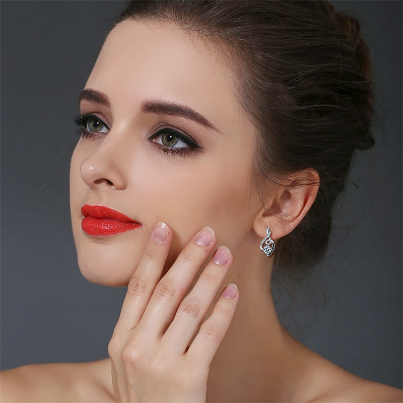 S925 Sterling Silver Earrings Aura Rene