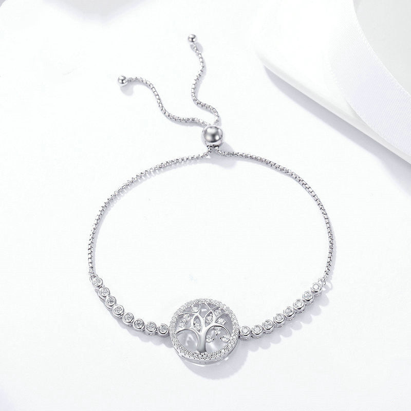 Tree of Life Sterling Silver Bracelet Aura Rene
