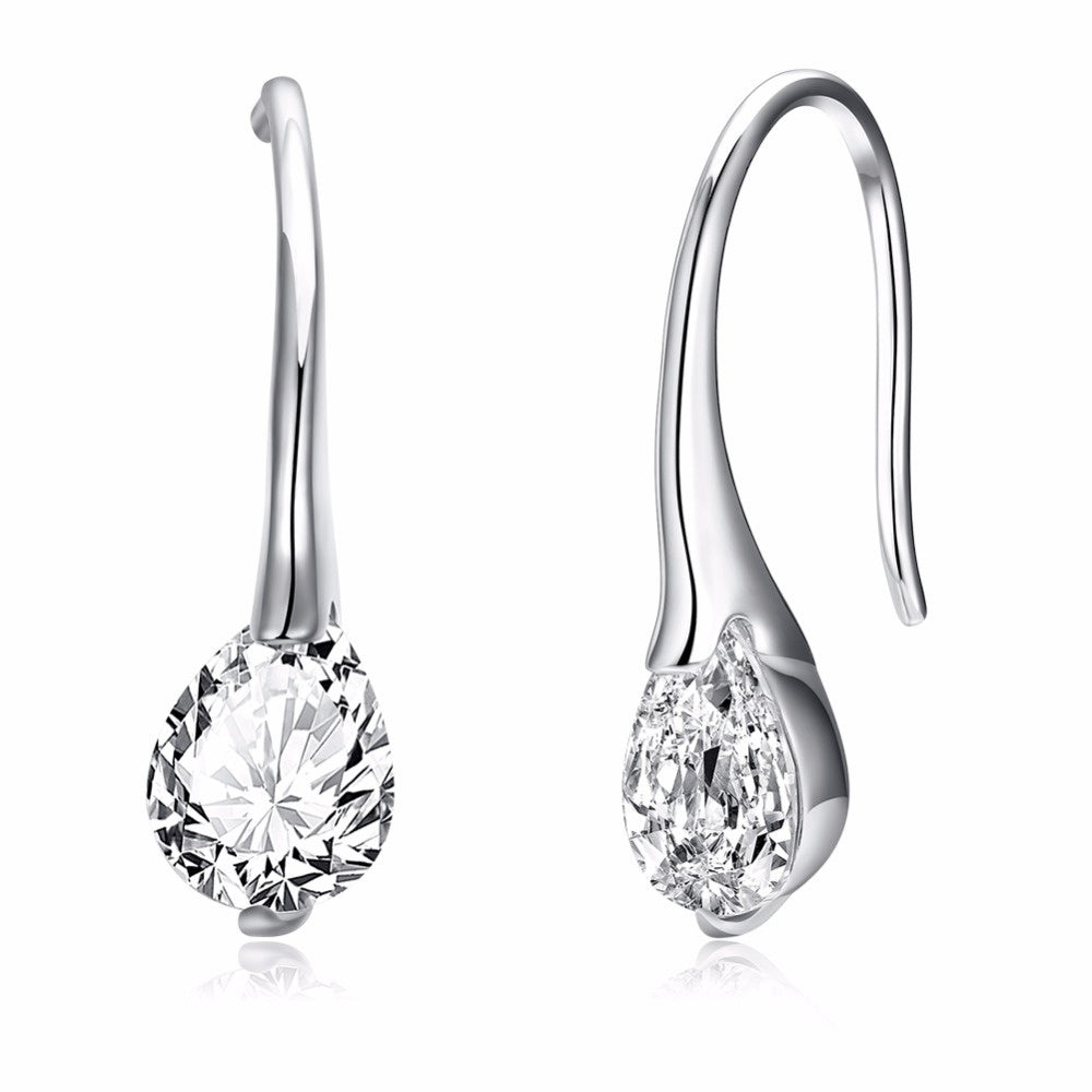 Sterling silver drop earrings Aura Rene