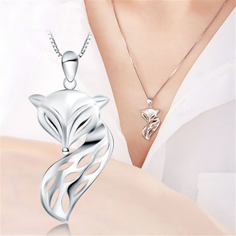 S925 Fashionable Fox Necklace