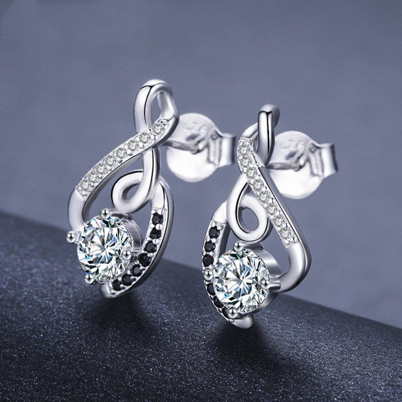 S925 Sterling Silver Earrings Aura Rene
