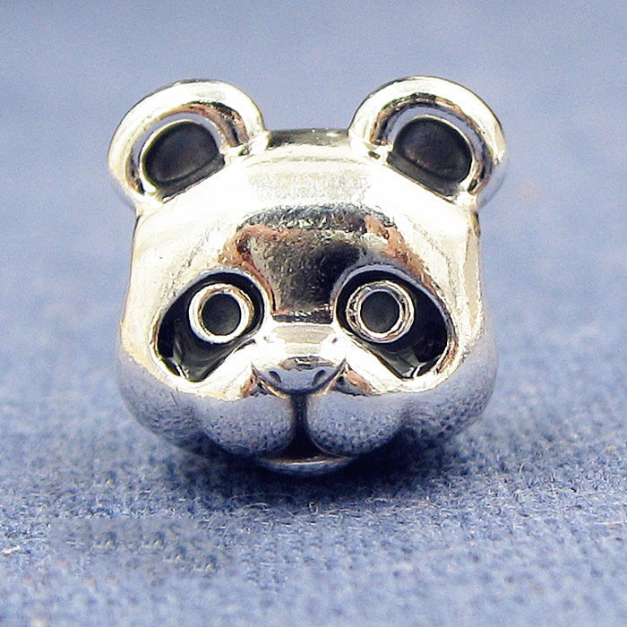 Harmony Panda Charm Bead — Sterling Silver Bracelet Spacer