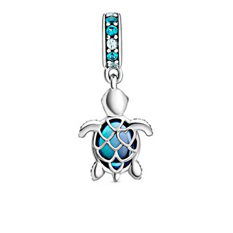S925 Blue Sea Turtle Charm