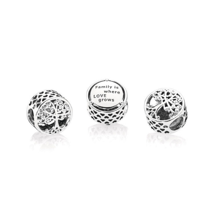 Tree of Life Family Charm — Sterling Silver Bracelet Spacer