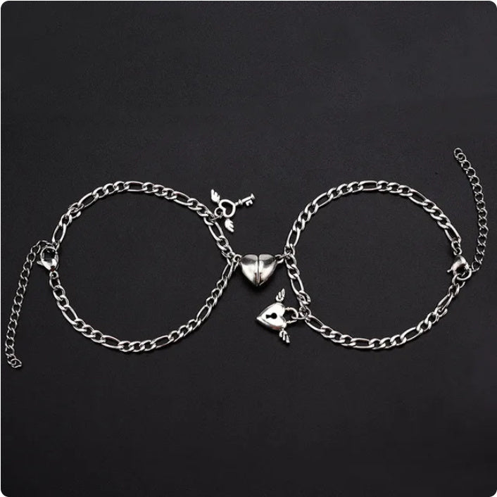 Magnetic Heart Charm Bracelets Aura Rene