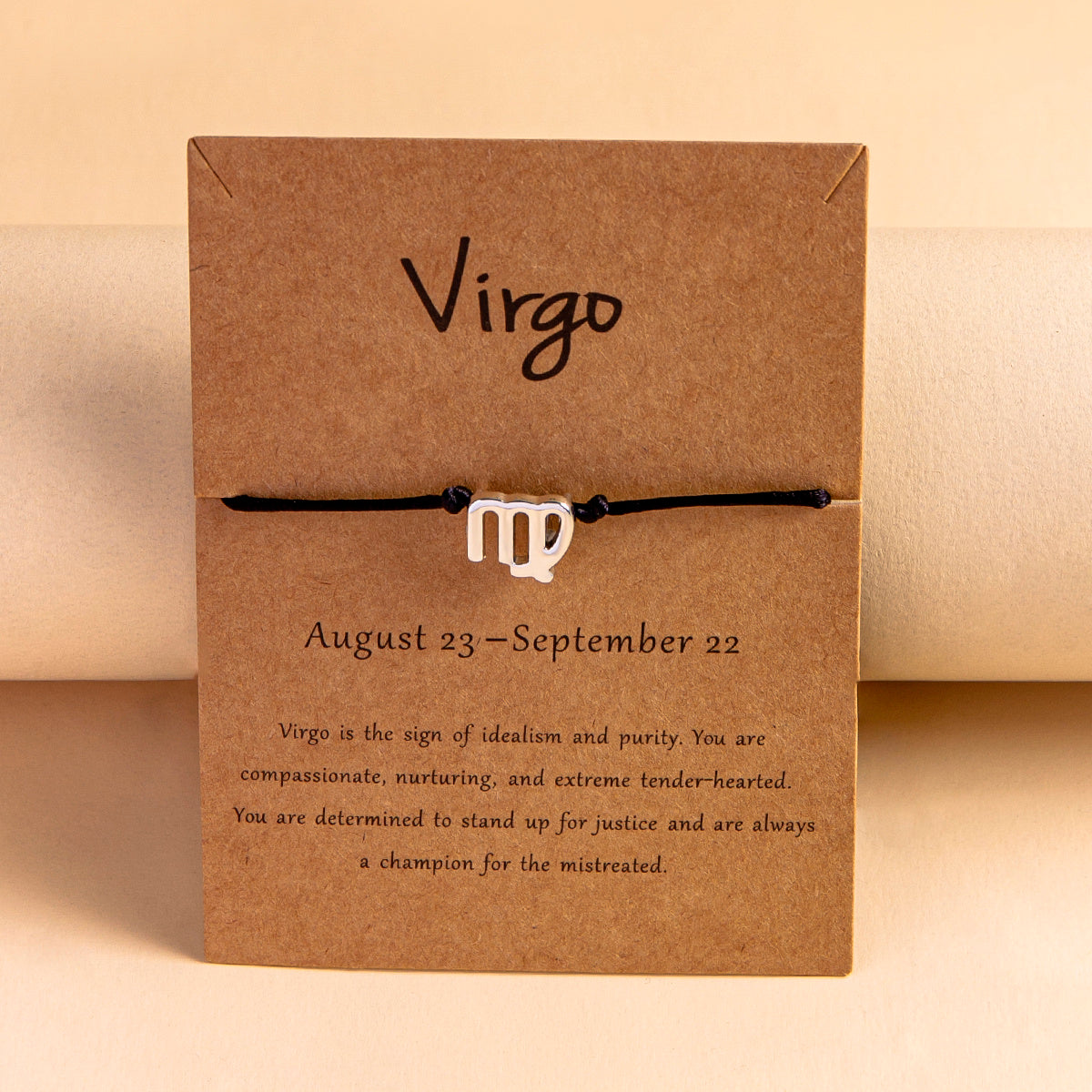 Zodiac Sign Adjustable Rope Bracelet Aura Rene
