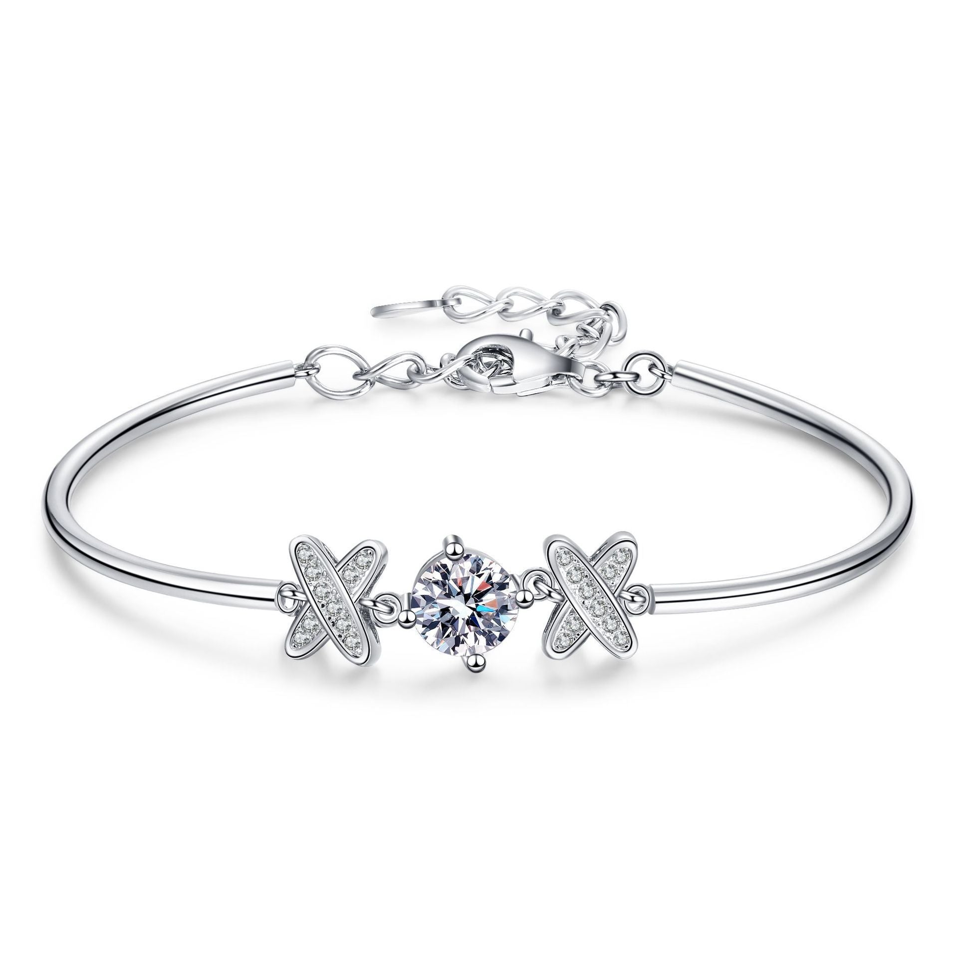 925 Silver Bracelet Classic Style Bow Bracelet Aura Rene
