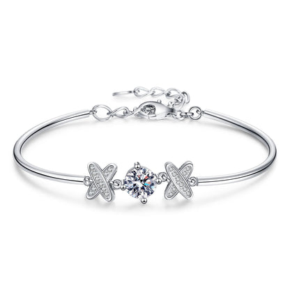 925 Silver Bracelet Classic Style Bow Bracelet Aura Rene