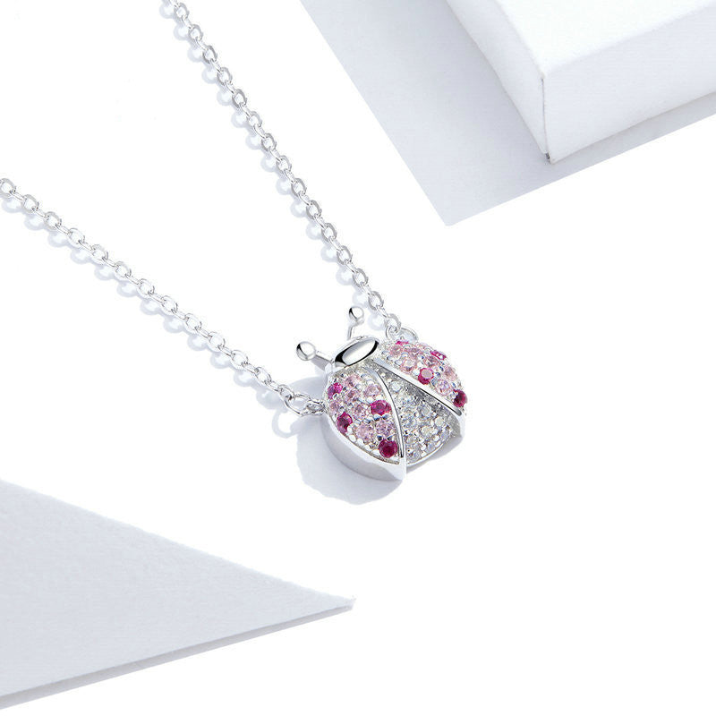S925 Ladybug Necklace alternate