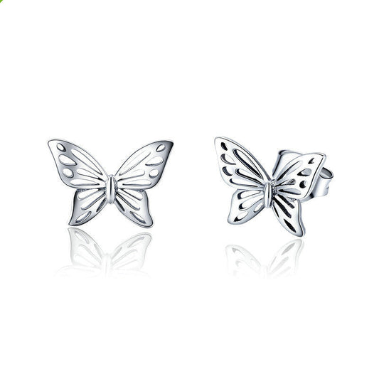 S925 Butterfly Dream Jewelry Set – Ring and Earrings Aura Rene