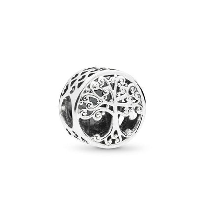 Tree of Life Family Charm — Sterling Silver Bracelet Spacer