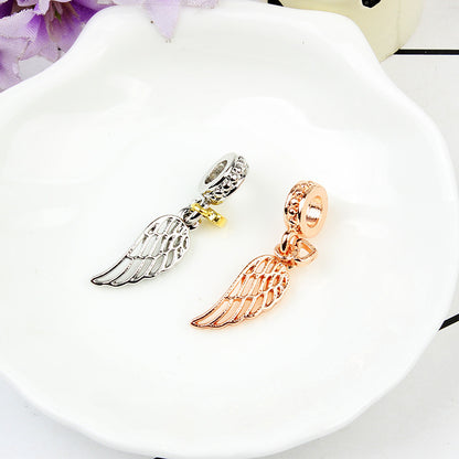 S925 Angel Wing Dangle Charm