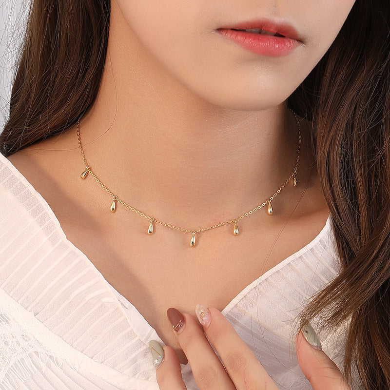 S925 Temperament Drop Necklace