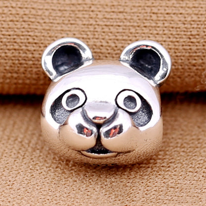 Harmony Panda Charm Bead — Sterling Silver Bracelet Spacer