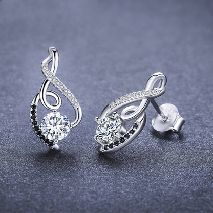 S925 Sterling Silver Earrings Aura Rene