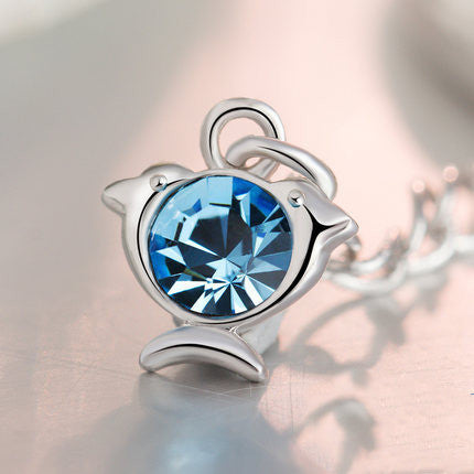 Celestial Blue Crystal Constellation Jewelry in Sterling Silver