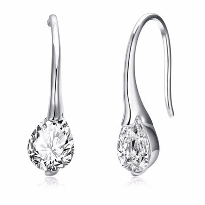 Sterling silver drop earrings Aura Rene