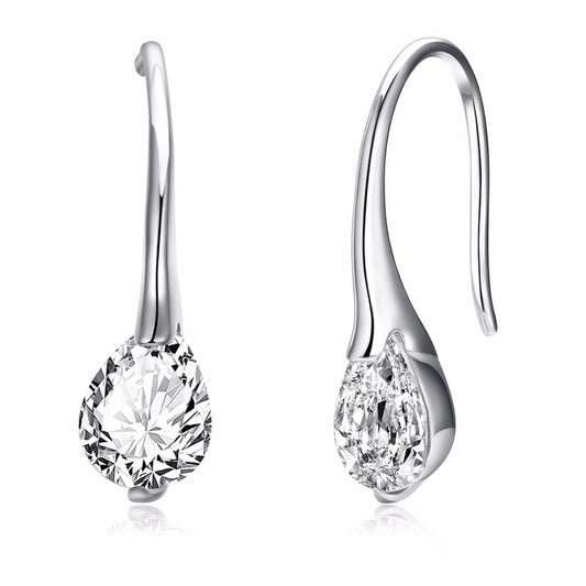 Sterling silver drop earrings Aura Rene