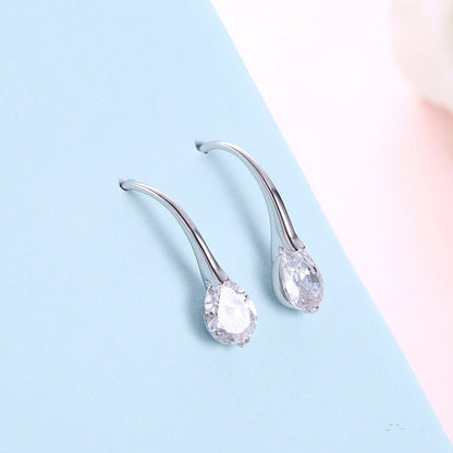 Sterling silver drop earrings Aura Rene