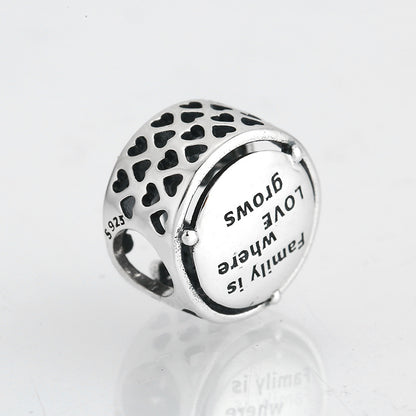 Tree of Life Family Charm — Sterling Silver Bracelet Spacer