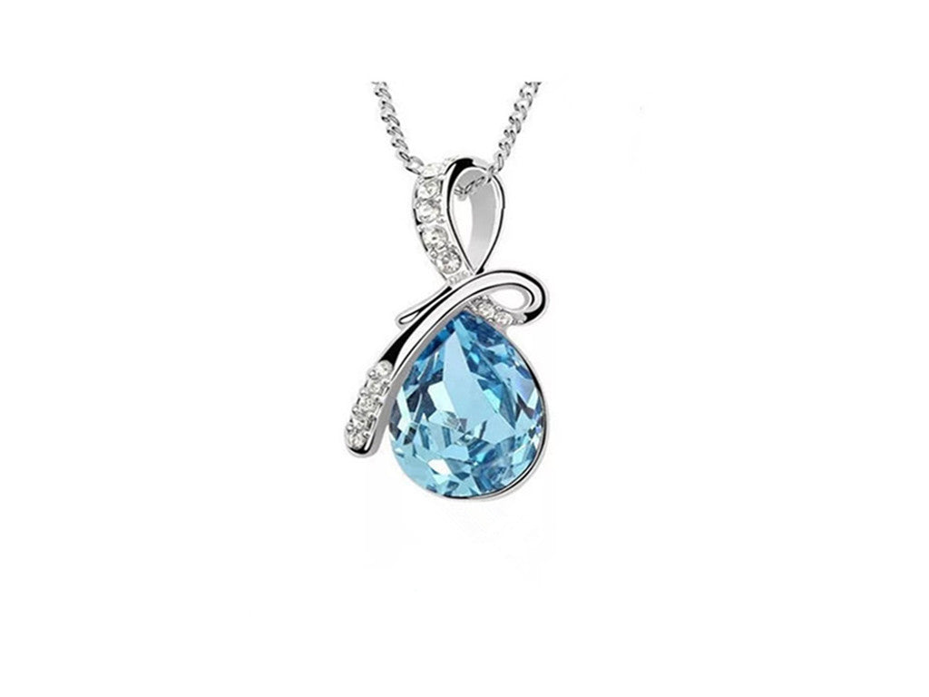 Celestial Blue Crystal Constellation Jewelry in Sterling Silver