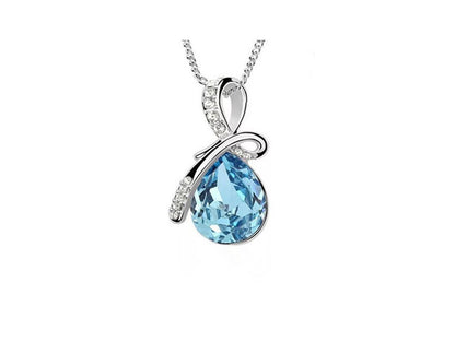 Celestial Blue Crystal Constellation Jewelry in Sterling Silver