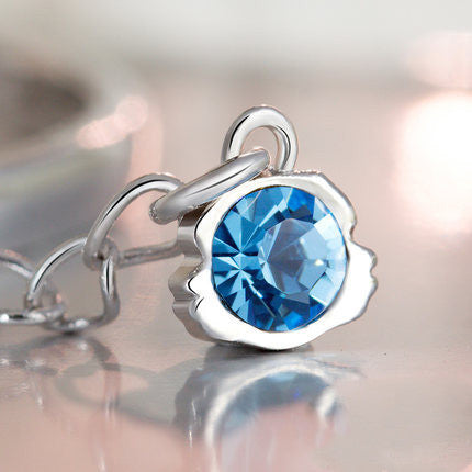 Celestial Blue Crystal Constellation Jewelry in Sterling Silver