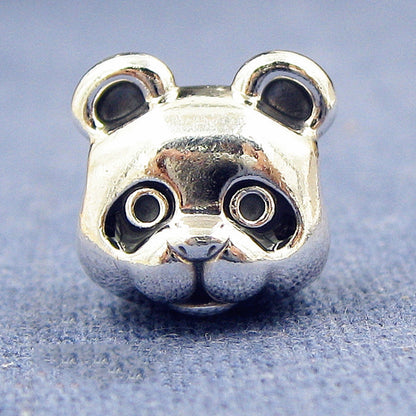 Harmony Panda Charm Bead — Sterling Silver Bracelet Spacer
