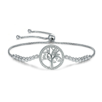 Tree of Life Sterling Silver Bracelet Aura Rene