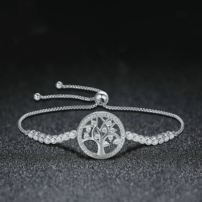 Tree of Life Sterling Silver Bracelet Aura Rene