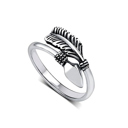 S925 Sterling Silver Arrow Ring Aura Rene
