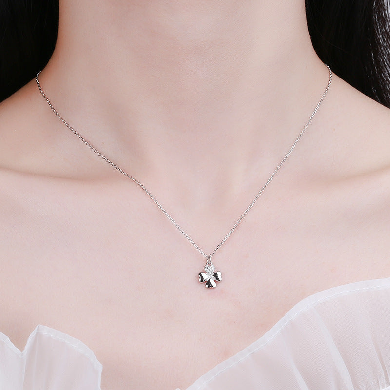 S925 Clover Heart-Shine Necklace