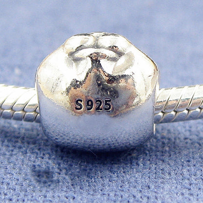 Harmony Panda Charm Bead — Sterling Silver Bracelet Spacer