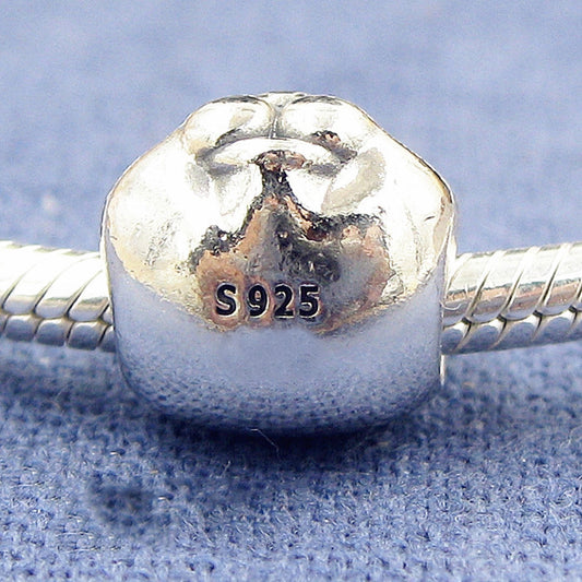 Panda Charm Bead — Sterling Silver Bracelet Spacer