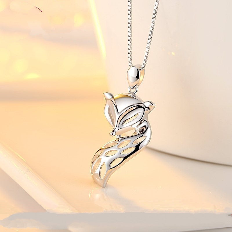 S925 Fashionable Fox Necklace
