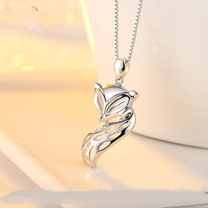 S925 Fashionable Fox Necklace