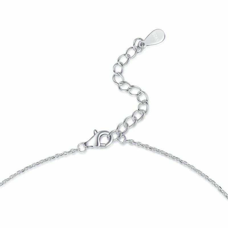 S925 Flower Moon Necklace