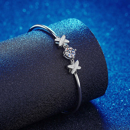 925 Silver Bracelet Classic Style Bow Bracelet Aura Rene