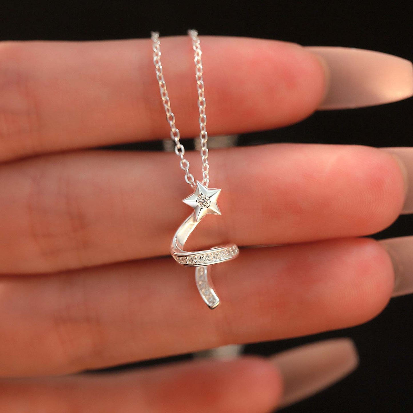 S999 Twinkle Star Pendant Necklace