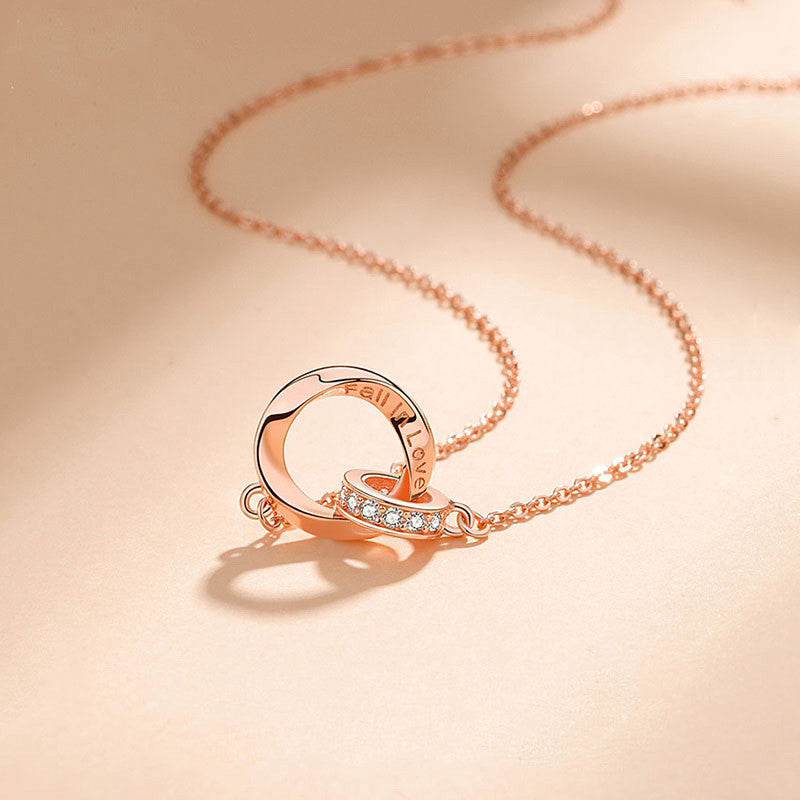 S925 Möbius Interlock Couples Necklace
