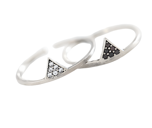 S925 Adjustable Triangle Ring