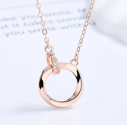 S925 Möbius Interlock Couples Necklace