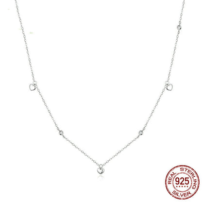S925 Simple Heart-shaped Necklace